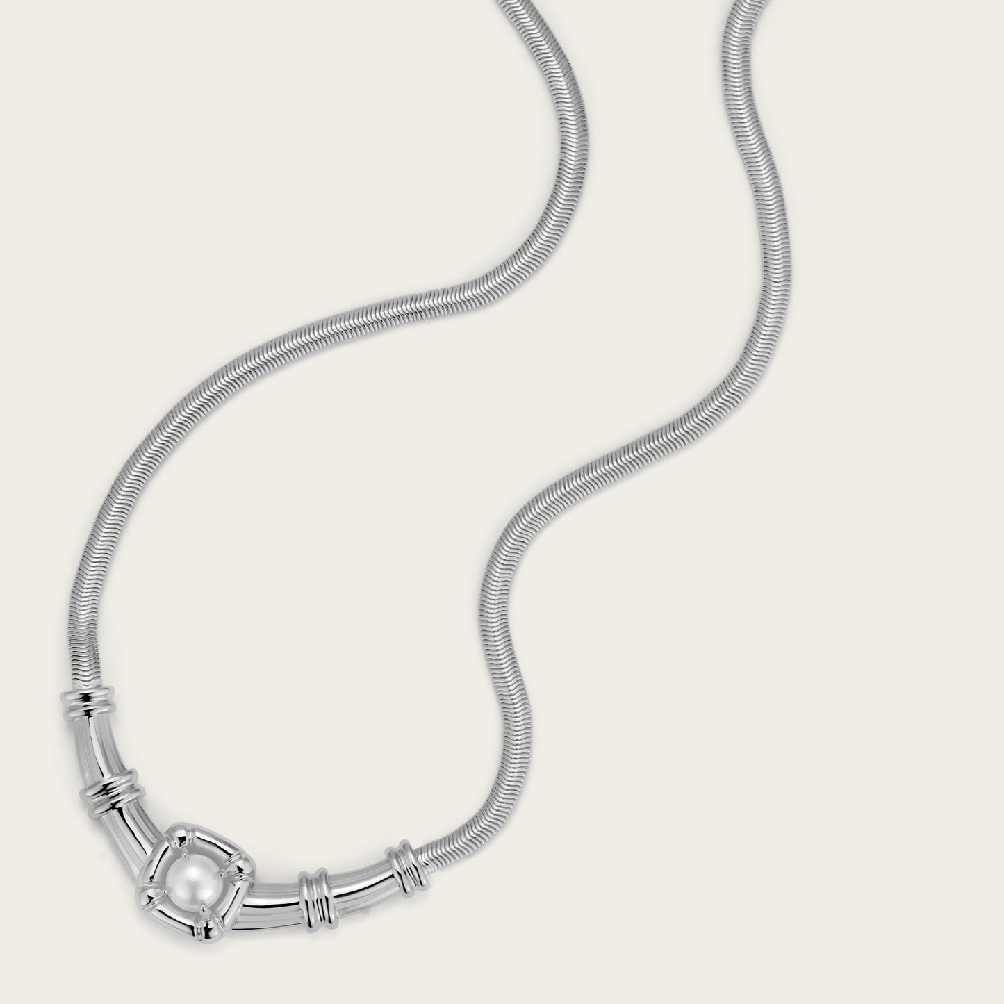 ODETTE NECKLACE SILVER