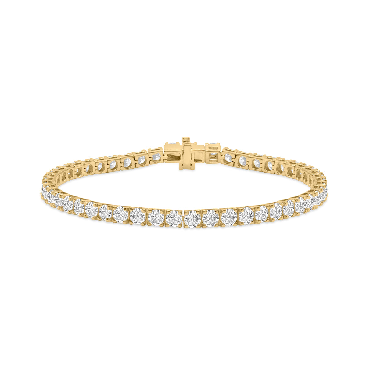 14K Gold Lab Diamonds 20 Carats The Classic Tennis Bracelet