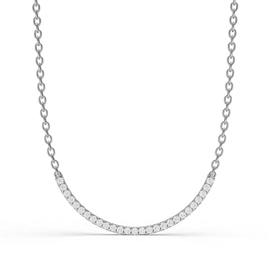 14K Gold 0.75 ct Round Lab Grown Diamond Smiley Pendant