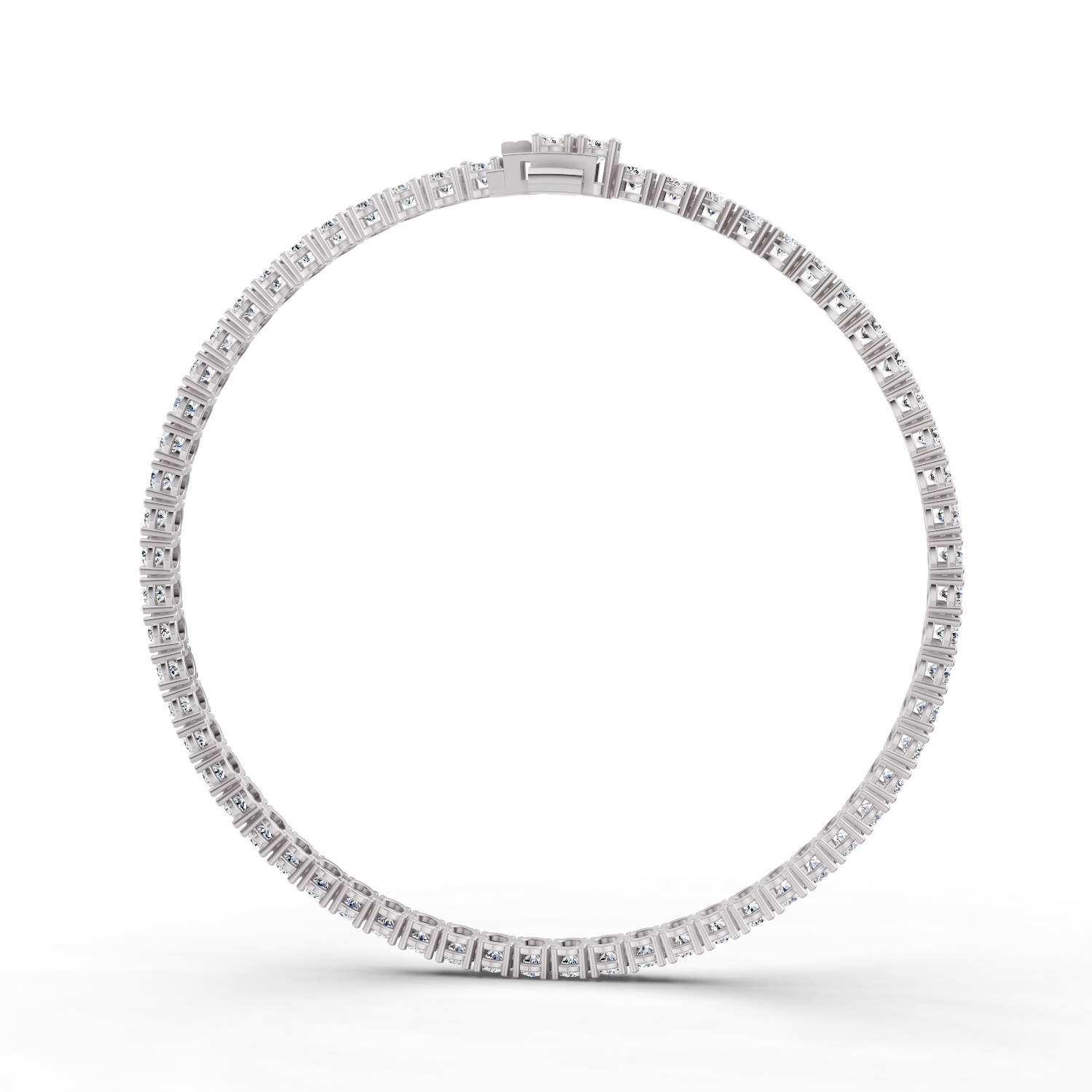 14K Gold Lab Diamonds 4 Carats Tennis Bracelet