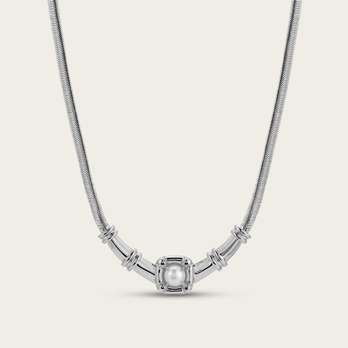 ODETTE NECKLACE SILVER