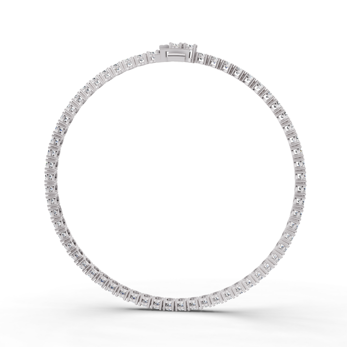 14K Gold Lab Diamonds 5 Carats Tennis Bracelet