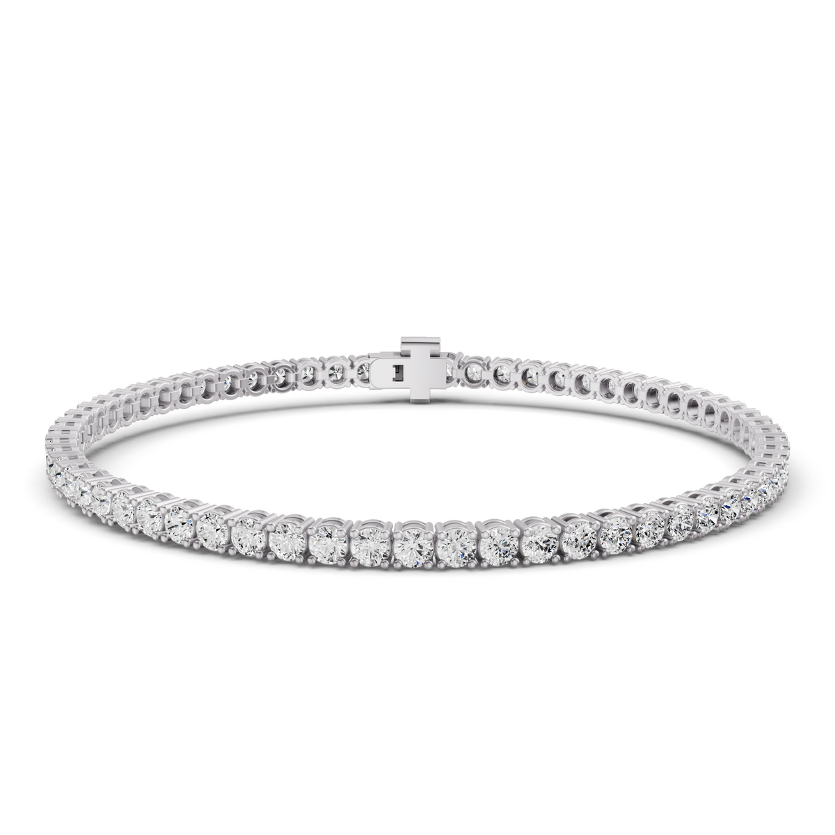 14K Gold Lab Diamonds 10 Carats Tennis Bracelet
